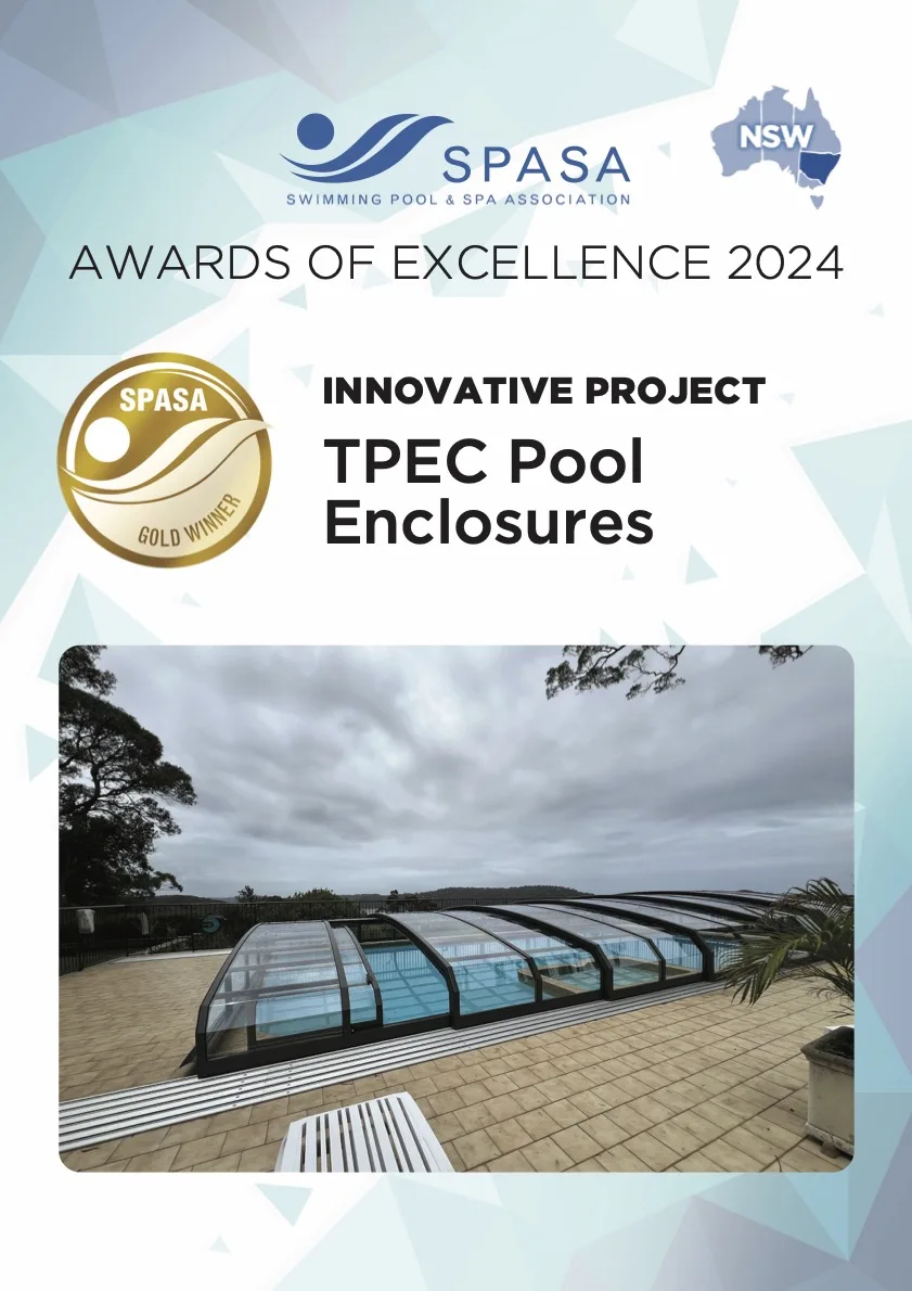 NSW Gold Winner SPASA 2024 TPEC Pool Enclosures jpg